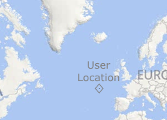 Offshore UK and Ireland location map